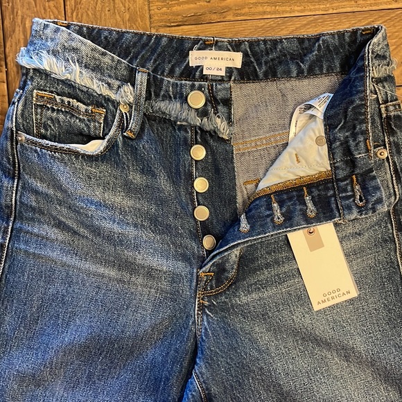 NWT Good American Good Boy Jeans - Picture 5 of 8